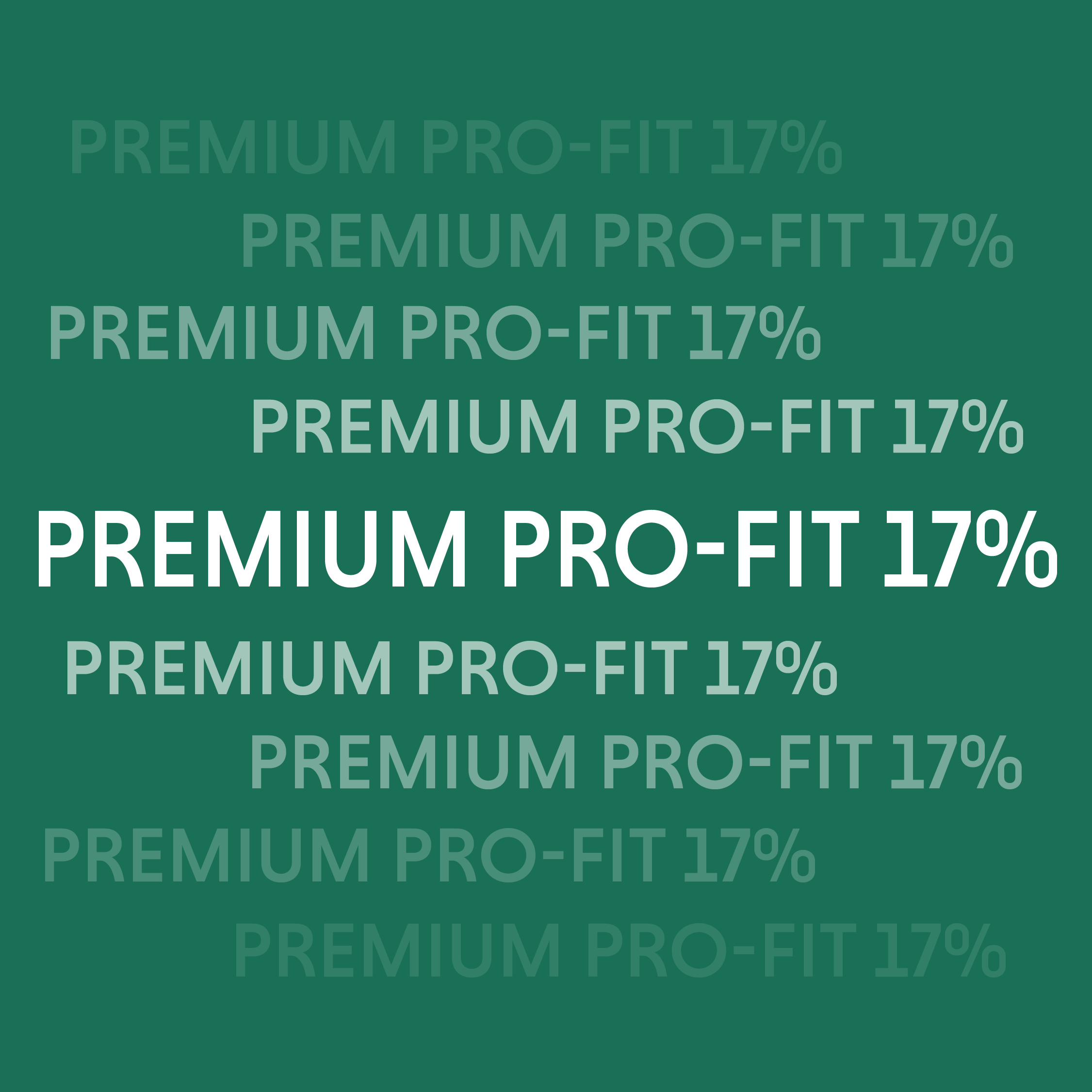 Premium Pro-Fit 17%